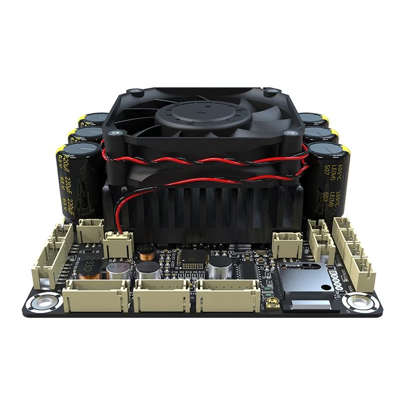 4x100W Bluetooth power amplifier board 5.0 with ADAU1701 DSP support 4.0/2.1/2.0 max 200W