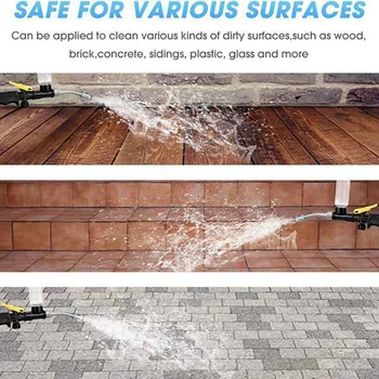 

2 in 1 Wash High Pressure Washer Cleaning Lance Portable Cleaner Nozzle Spray Car Washing Garden Irrigation Tools