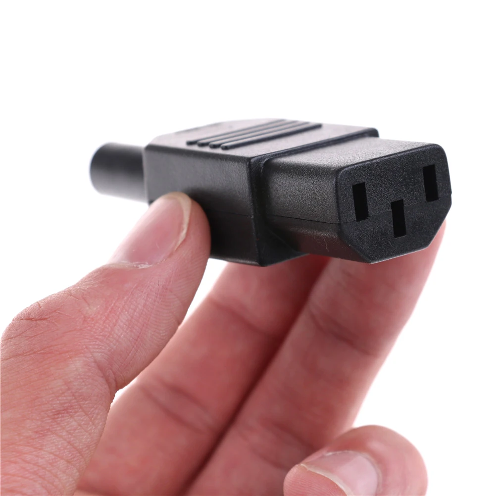 Черная штепсельная вилка IEC 320 C13 1 шт. многоразовый разъем питания 3pin розетка 10А/250