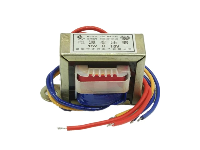 EI48-8W медный трансформатор питания 8 Вт/ва 220 В до 6 в/9 В/12 В/15 В/18 в/24 В/30 в одиночный и Двойной AC