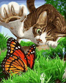 

DRAWJOY Framed Picture Painting & Calligraphy Of Animal DIY Painting By Numbers Coloring By Numbers 40*50cm