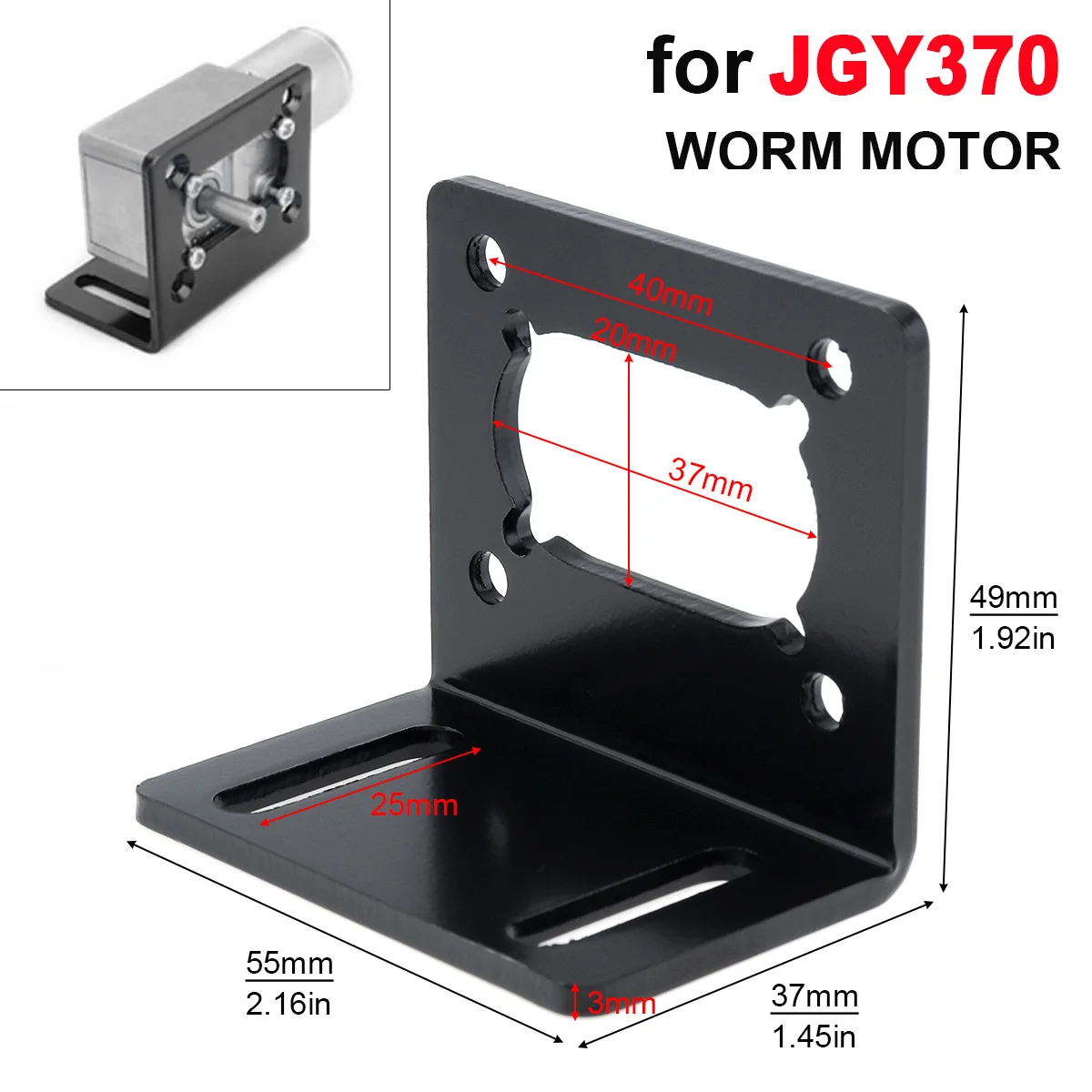 775 Motor Mount Bracket Universal Fixing Mounting Bracket for 750/755/775/795/895 DC Motors Nema 17 28/35/42 Stepper Motor