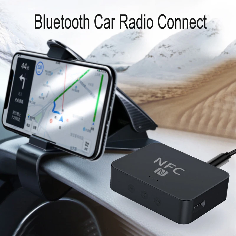 Bluetooth 5 0 Receiver Transmitter NFC HiFi Wireless Adapter Support TF Card Car Radio Player Handsfree adapter for Headphone PC