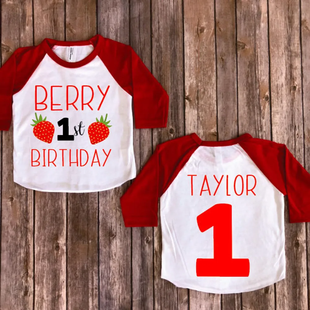 

Custom Strawberry Birthday , First Birthday , Birthday Girl, Birthday Tank , Girl Birthday Shirt, Birthday Outfit Set