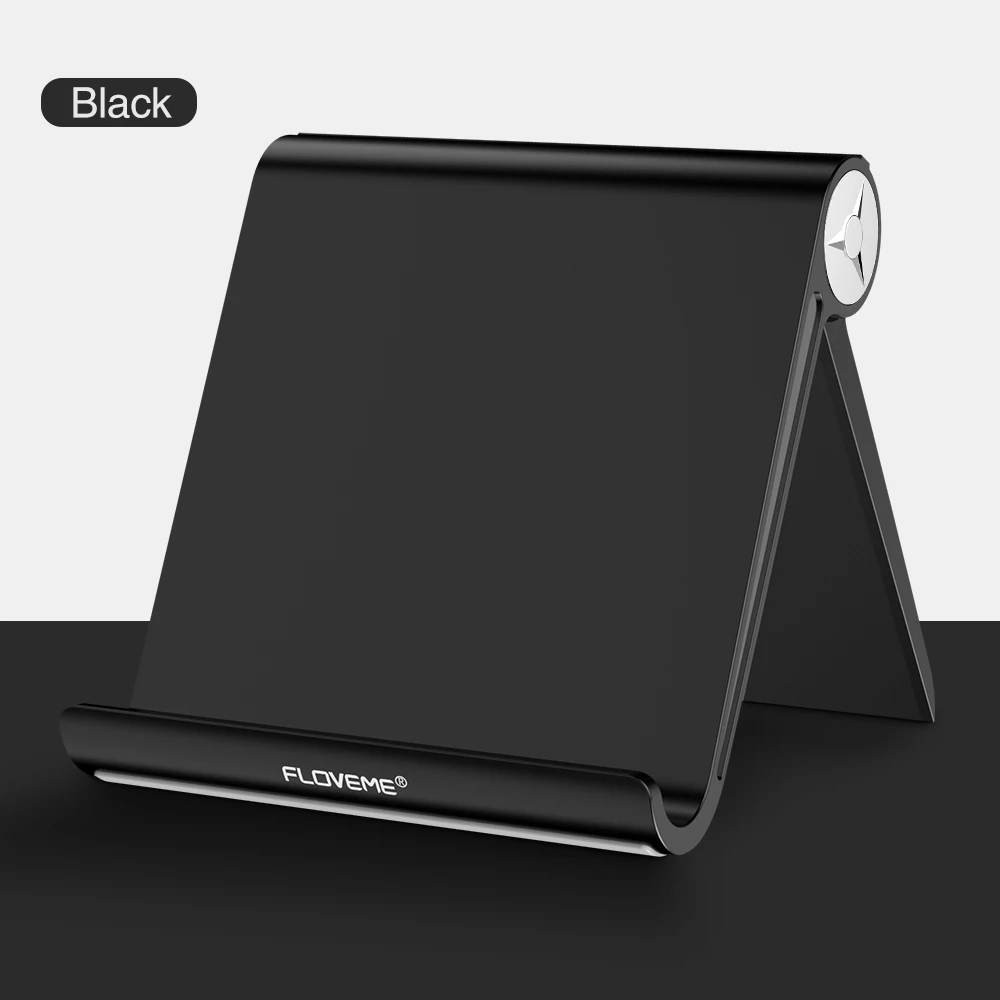 FLOVEME держатель для телефона Подставка для iPhone Xs Max универсальный настольный держатель для смартфона ABS регулируемый держатель для мобильного телефона Поддержка - Цвет: Style 1 Cool Black