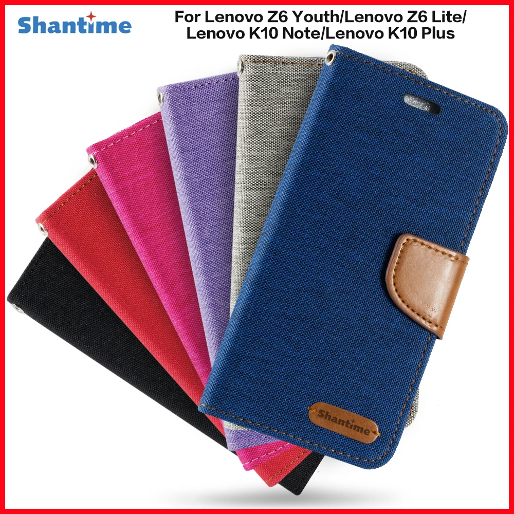 PU Leather Flip Case For Lenovo Z6 Youth Lite/K10 Note/K10 Plus Silicone Photo Frame Wallet Cover | Мобильные телефоны и