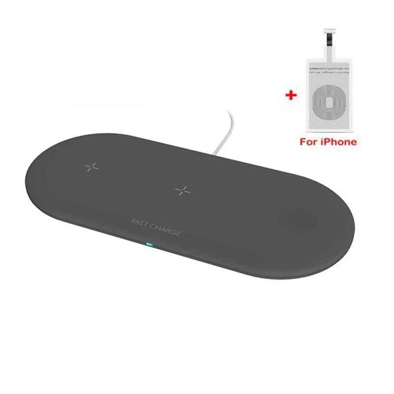 Chargeur sans fil для iPhone Galaxy s10 note10 plus a50 Беспроводное зарядное устройство 3 в 1 для Apple watch Airpods 2 3 pro Беспроводное зарядное устройство - Цвет: as the picture shonw