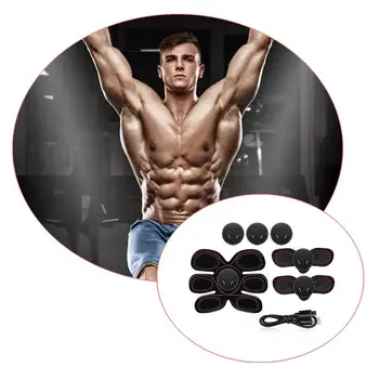 

EMS Muscle Stimulator ABS Abdominal Muscle Toner Body Fitness Shaping Massage Patch Sliming Trainer Exerciser Unisex