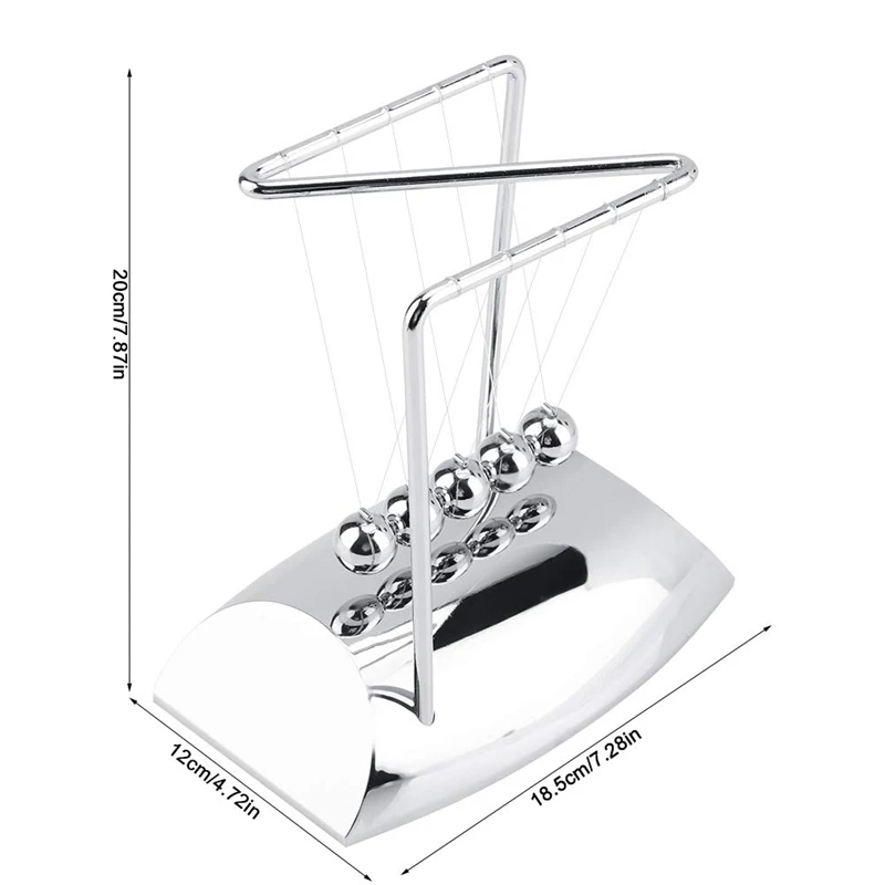 

Classic Newton'S Cradle Balance Ball Pool Ball Multi-Ball Decoration Home Office Science Pendulum Ball Table Toy Decoration