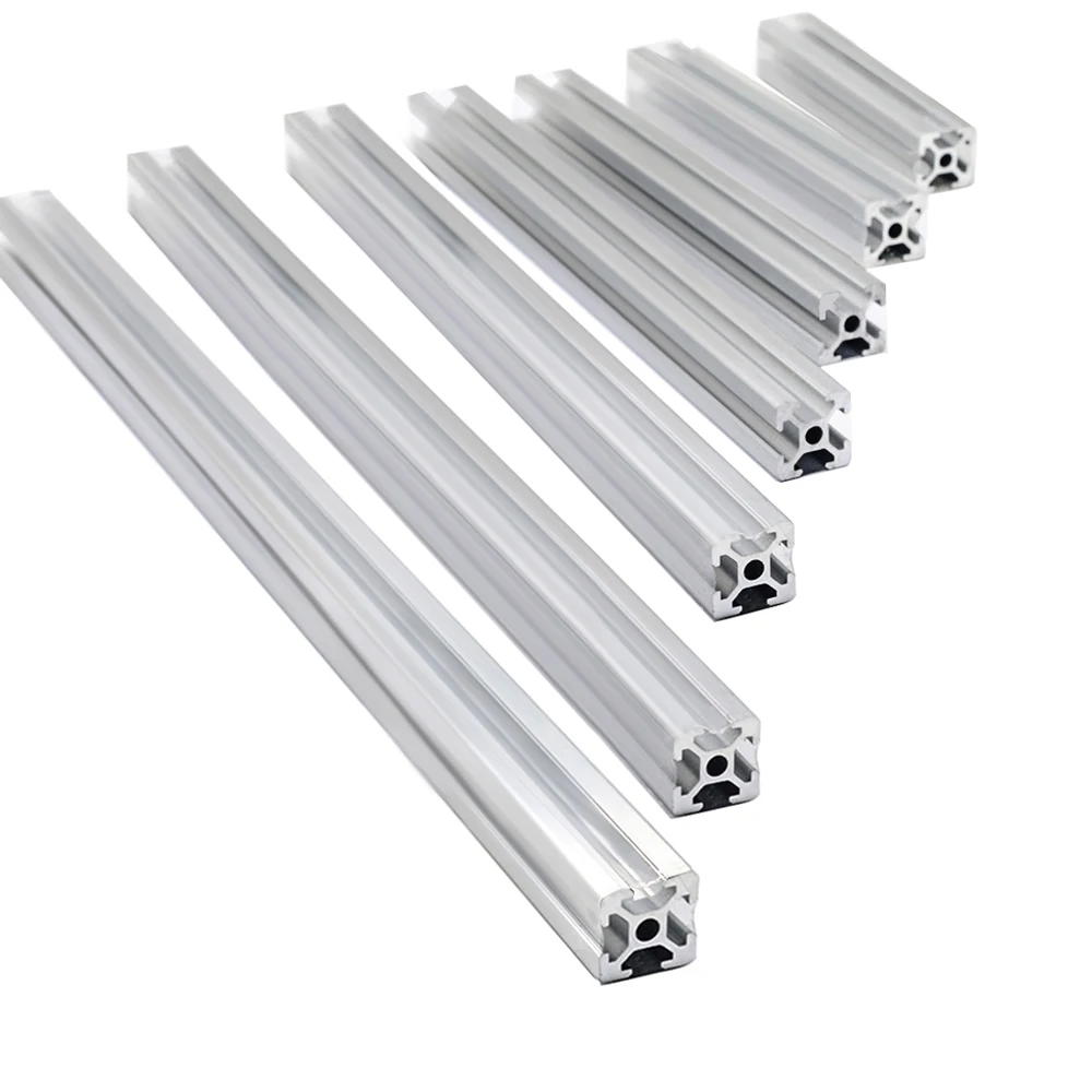 4pcs/lot Aluminum Profile Extrusion 100mm to 800mm Length Linear Rail 200mm 400mm 500mm for DIY 3D Printer Workbench CNC
