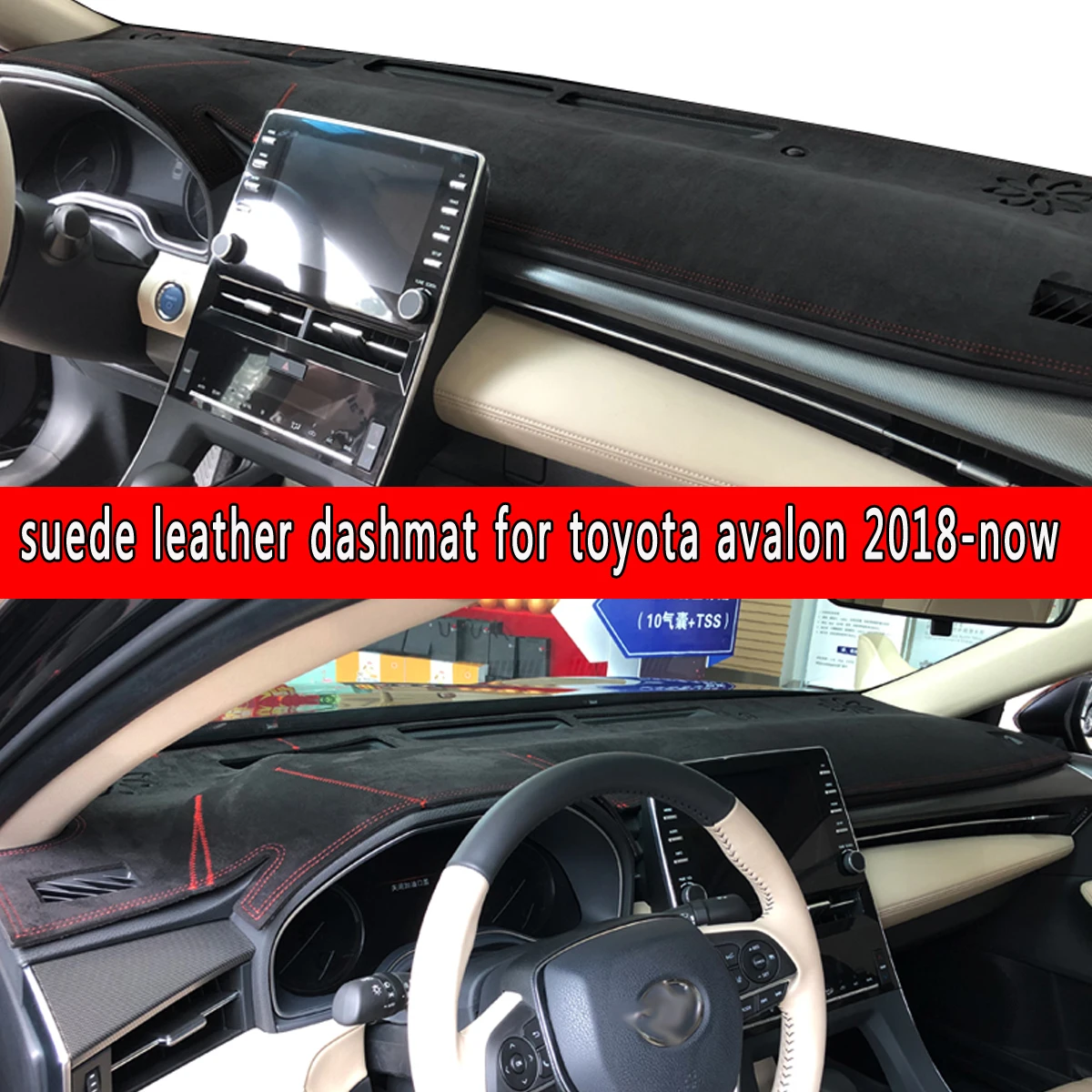 Для Toyota Avalon замшевый кожаный коврик для приборной панели защита от солнечного света коврик для приборной панели нескользящий автомобильный Стайлинг