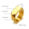 ZORCVENS 2022 New Vitality Ring in Black Stainless Steel Flat Top Ring for Men Male Jewelry Anel Aneis Masculinos Anillos ► Photo 2/6