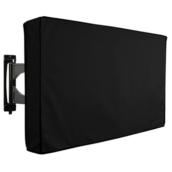 

Black TV Cover Cloth Outdoor TV Screen Waterproof Cover High Quality Oxford Television Case For TV 30'' To 58'' Inch
