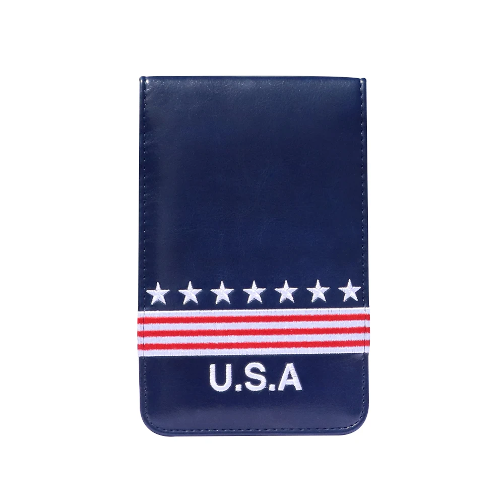 Гольф-мастер держатель карты Yardage обложка книги 6,3 дюйма x 4 дюйма США кожа Прочный