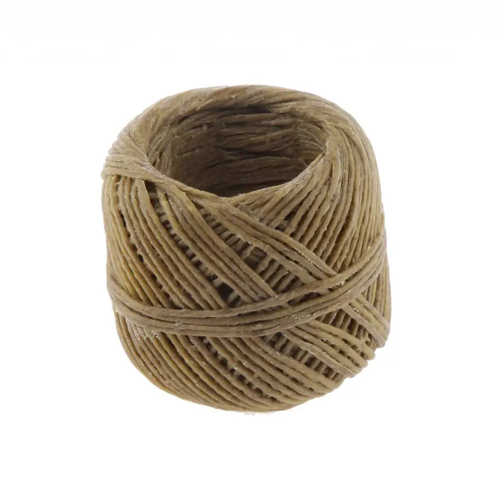 Wholesale Organic  Wick Beeswax Coating Candle Wick DIY 200ft 0.1cm - 2 Types Available
