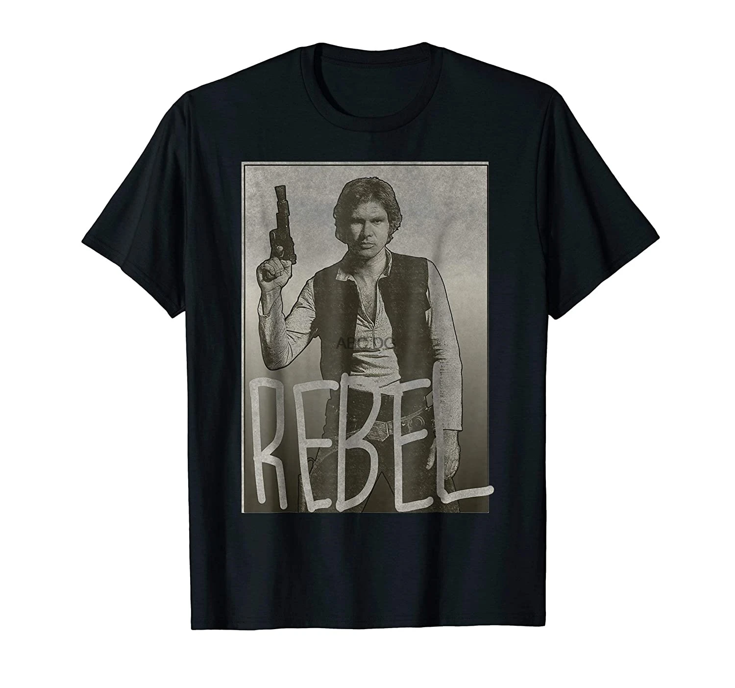 Футболка с графическим портретом Han Solo REBEL |