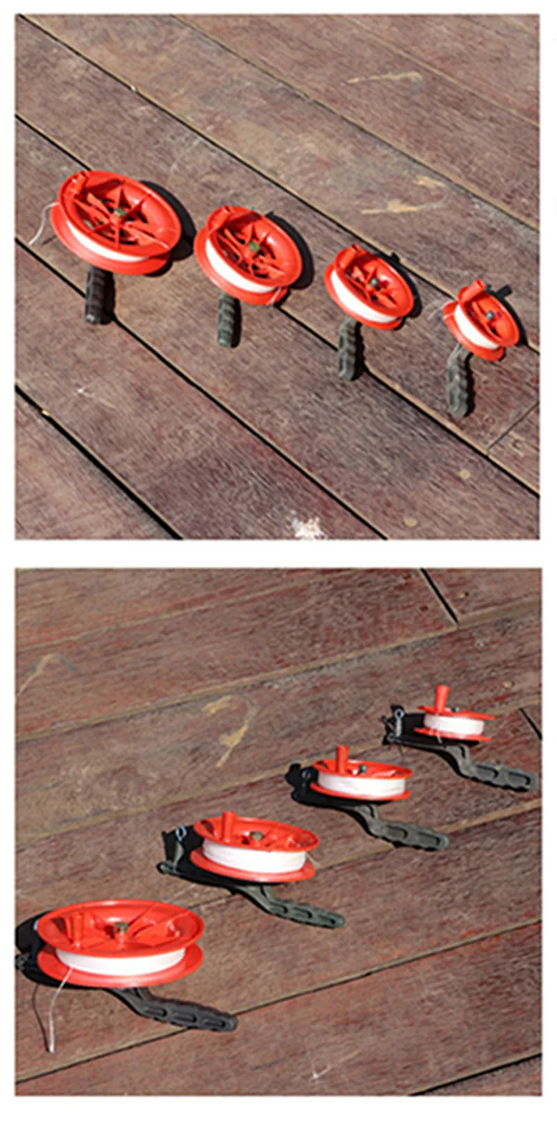 Леска для воздушного змея, плетеная леска, 50 м/100 м, красное колесо ...