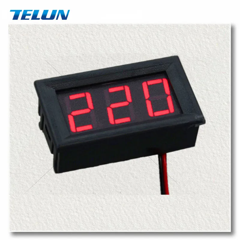 2шт AC220V 110V 120V Вольтметр подходит для переменного напряжения 70V до 500V использования