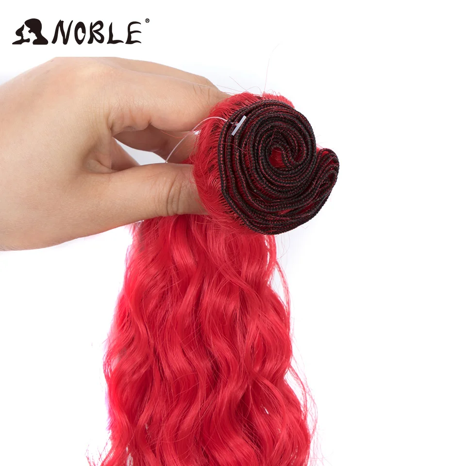 Noble Kinky Curly Ombre hair bundles Synthetic hair  Super Long Curl 1 Pcs 28