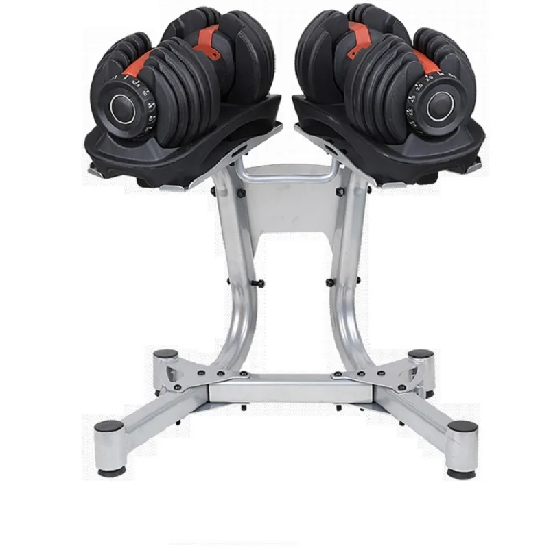 US $130.00 Free Shipping Adjustable Dumbbell Set 525lb 24kg Workout Weight Lifting Muscle Exercise Gym Fitness Equipment