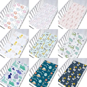 

Baby Crib Sheet 100% Microfiber Stretchy Crib Sheets for Boys Girls,Universal Woven Fitted for Standard Baby Toddler Crib