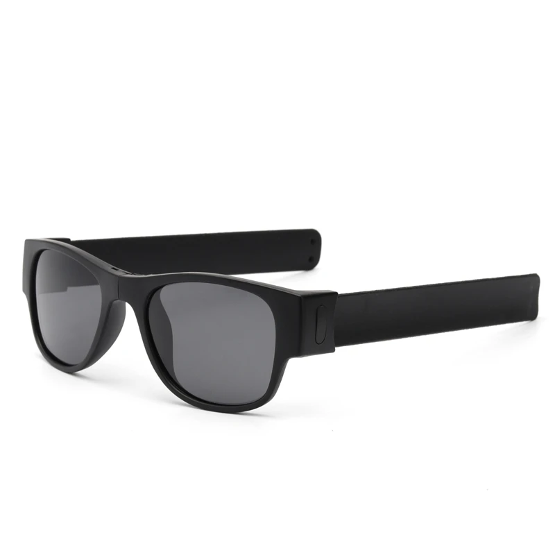 Лакированные высококачественные складывающиеся на запястье поляризованные солнцезащитные очки для женщин и мужчин - Цвет линз: with the WHITE box