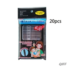 20 шт./упак. одноразовые липкий уха тампоны Палочки спираль советы депиляционный воск для удаления набор инструментов назальный очиститель палка Портативный