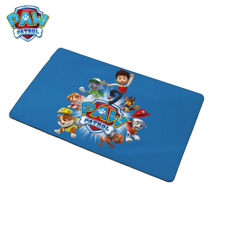 

40*60cm Paw Patrol Cartoon Anime Figure Carpet Patrulla Canina Ryder Anime Action Figures Carpet Kids Birthday Gifts