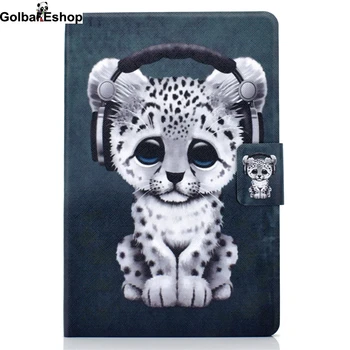 

For Samsung Galaxy Tab S7 11 inch 2020 Tablet Case SM-T870 T875 T876 Cartoon Cat Ultra-thin Leather Cover For Samsung Tab S7