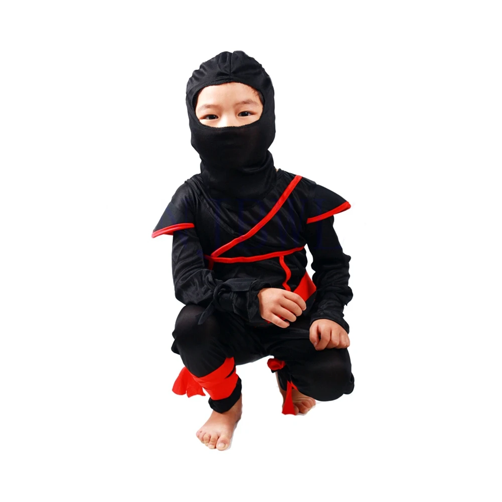 Костюм ниндзя Ninjago Косплей ассасин вечерние костюм disfraz de Ninja мальчики девочки