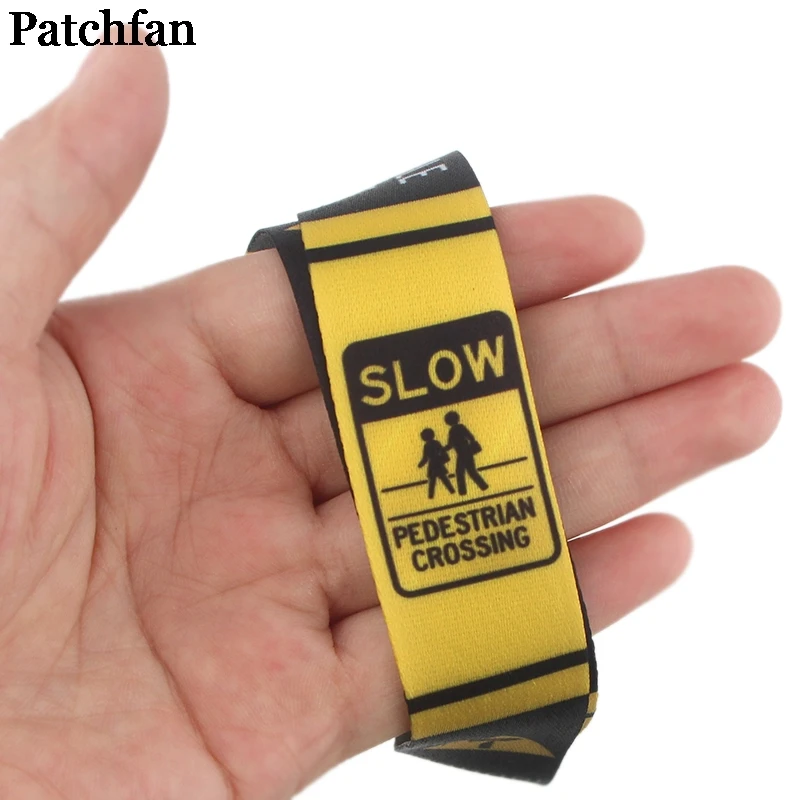 Patchfan предупреждающие знаки ремешки с петлей id бейдж держатели телефона ожерелье Ключи шеи ремни нагрудные опознавательные Значки для идентификации владельцев ленточки A2284