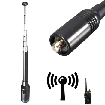 

Handheld Telescopic Antenna High Gain NA-773 SMA-F 144/430 MHz for HYT PUXING TYT BAOFENG UV-5R UV-5RA UV-82 UV-B5 UV-B6