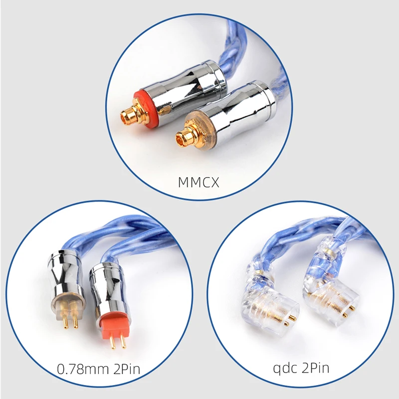 NICEHCK ケ－ブルセット Nicehck bluecomet-ハイエンドヘッドセットケーブル,8コア,6n