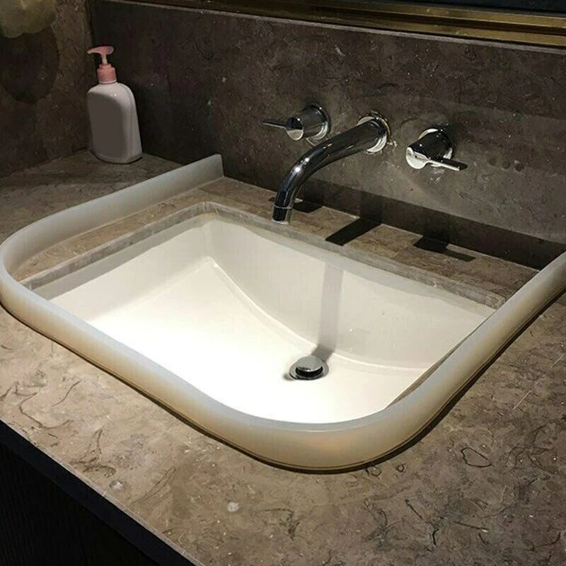 

Flexible Bathroom Water Stopper Flood Barrier Rubber Dam Silicon Water Blocker Dry and Wet Separation Home Improve