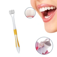 3, двухсторонний силиконовой Зубная щётка Профессиональный зубная щетка оральный очиститель различными графическими программами, обладает тремя насадками, стоматологическая Clean Nano щетка Уход за полостью рта для детей и взрослых