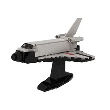 

MOC Aerospace Science Tech-nology Space Building Block Model Shuttle 1:220Scale Warship Unmanned Airplane Brick Children ToyGift