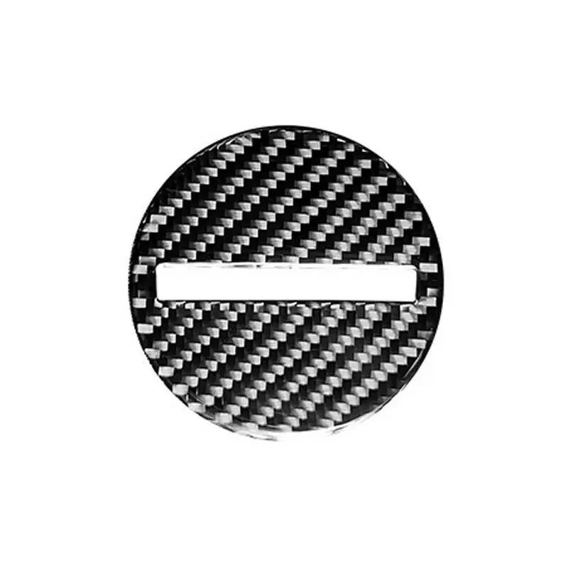 1x углеродное волокно эмблема рулевая колесная наклейка крышка Кнопка Для Camaro