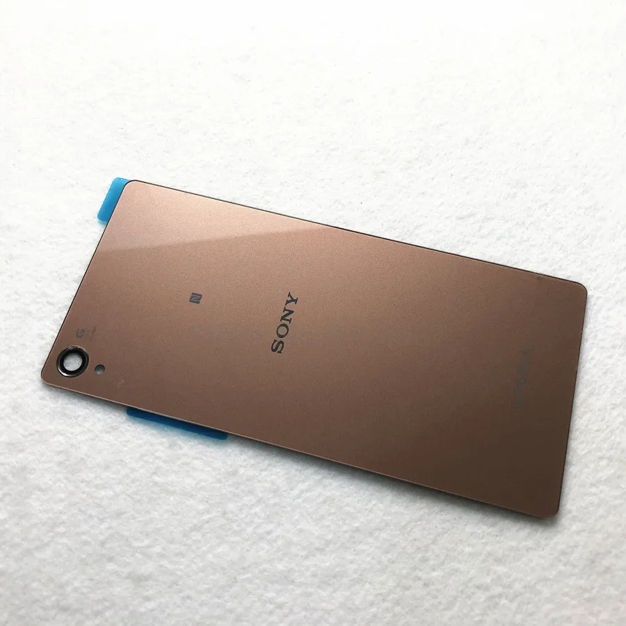 Для Sony Xperia Z3 стекло задняя крышка батарейного отсека задняя дверь запасные части чехол для L55T D6603 D6643 D6653 D6633+ NFC