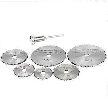 

1 Set Cutting Discs Mandrel HSS Rotary Circular Saw Blades Tool Cutoff Accessory JDH99