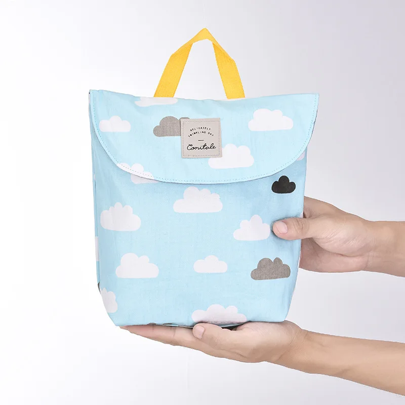 Путешествия Портативный Детская сумка для подгузников Сумка На Открытом Воздухе многоразовые Водонепроницаемый Прекрасный Принт сумка
