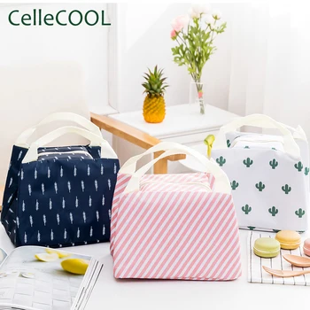 

Korean version of the flower portable small insulation bag outdoor insulation bag thickening winter lunch bag warm insulation ba