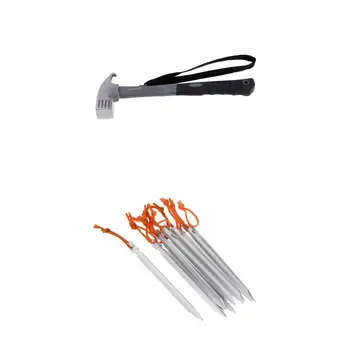 

Tent Hammer Outdoor Sports Multifunctional Tool & Aluminum Alloy Ground Nail Stake Camping Awning Beach Equipment