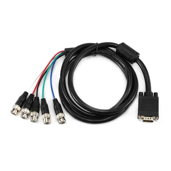 

1.5m/59inch VGA Male to 5 BNC Video Adapter Cable for HDTV Monitor AS99