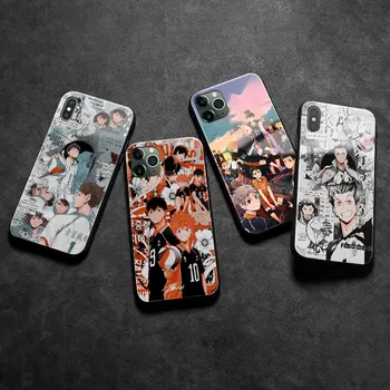 

Haikyu 4 To the Top soft silicone glass phone case shell cover for Apple iPhone 6 6s 7 8 Plus X XR XS 11 Pro MAX