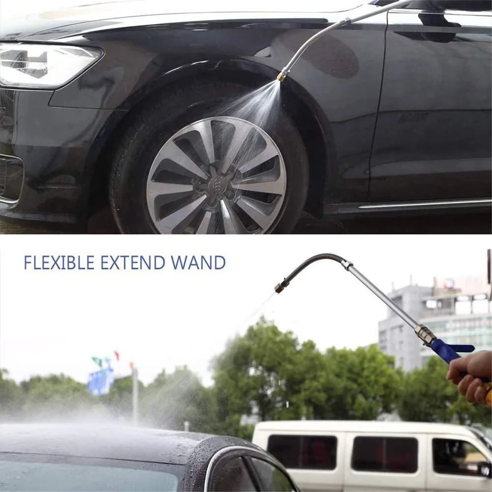 

Dropshipping Metal Water Gun Wand Nozzle High Pressure Metal Power Car Sprayer Washing Tools Garden Water Jet Pressure Washer