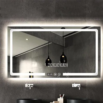 

CTL300 Wall Mounted Bathroom LED Light Mirror Intelligent Touch Switch Anti-fog Bathroom Mirror 110V/220V 4.8W/m (800x1300mm)