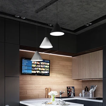 

E27 LED Ceiling Pendant Lighting Minimalist Iron Modern for Living Dining Room Kitchen Restaurant Bar Counter Nordic Indoor Deco
