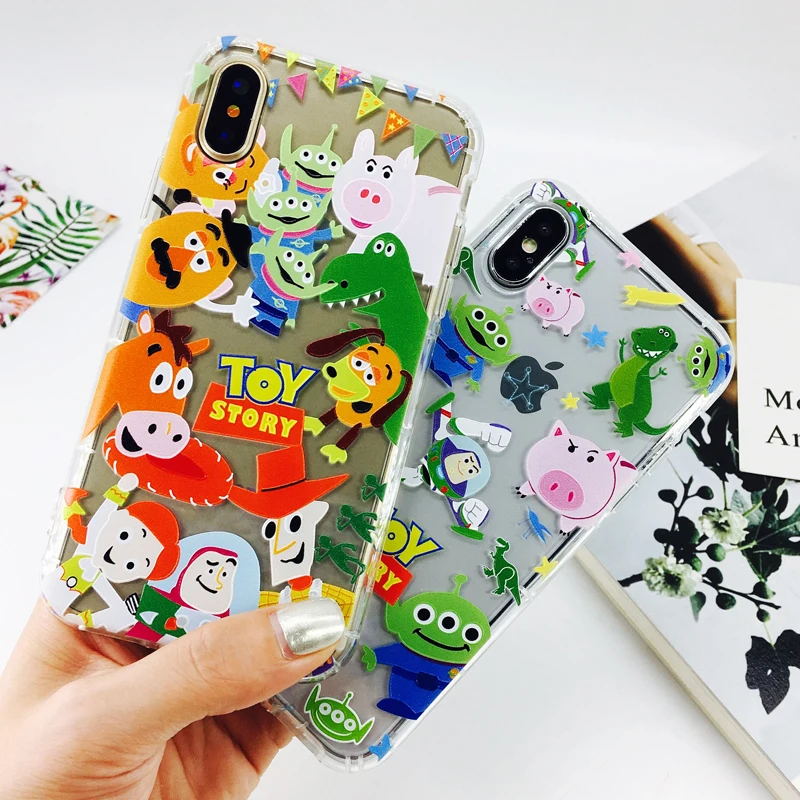 

Toy Story Dinosaur Alien Back Soft Cover For iPhone 11 Pro Max Case