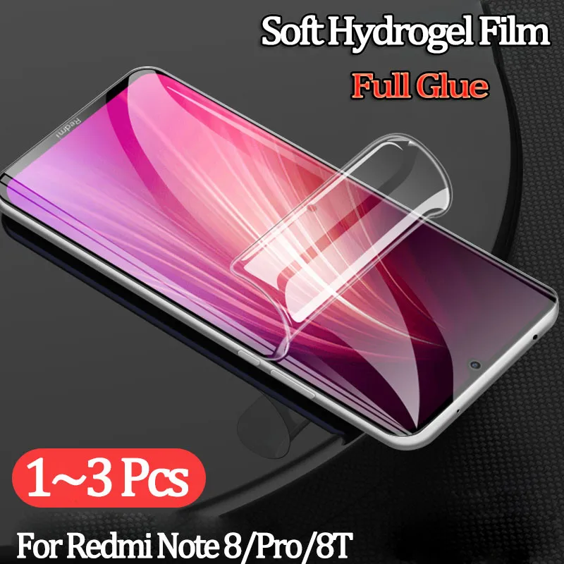гидрогелевая пленка redmi 8t xiaomi note8 pro soft glass redminote 8pro xaomi note 8 t мягкое защитное стекло