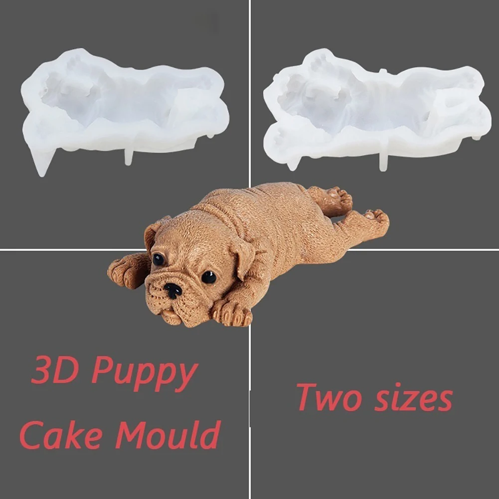 3D шар пей собака силиконовый мусс торт мороженое пудинг плесень инструмент для охлаждения